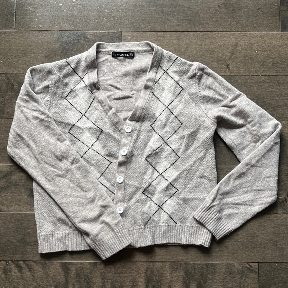 Zaful knitted cardigan, us 6, medium